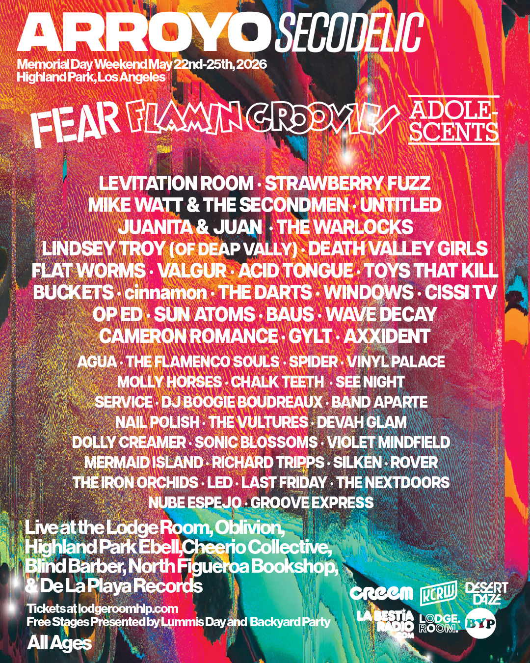 Arroyo Secodelic Festival Poster